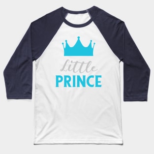 Prince, Little Prince, King, Crown, Baby Boy Baseball T-Shirt